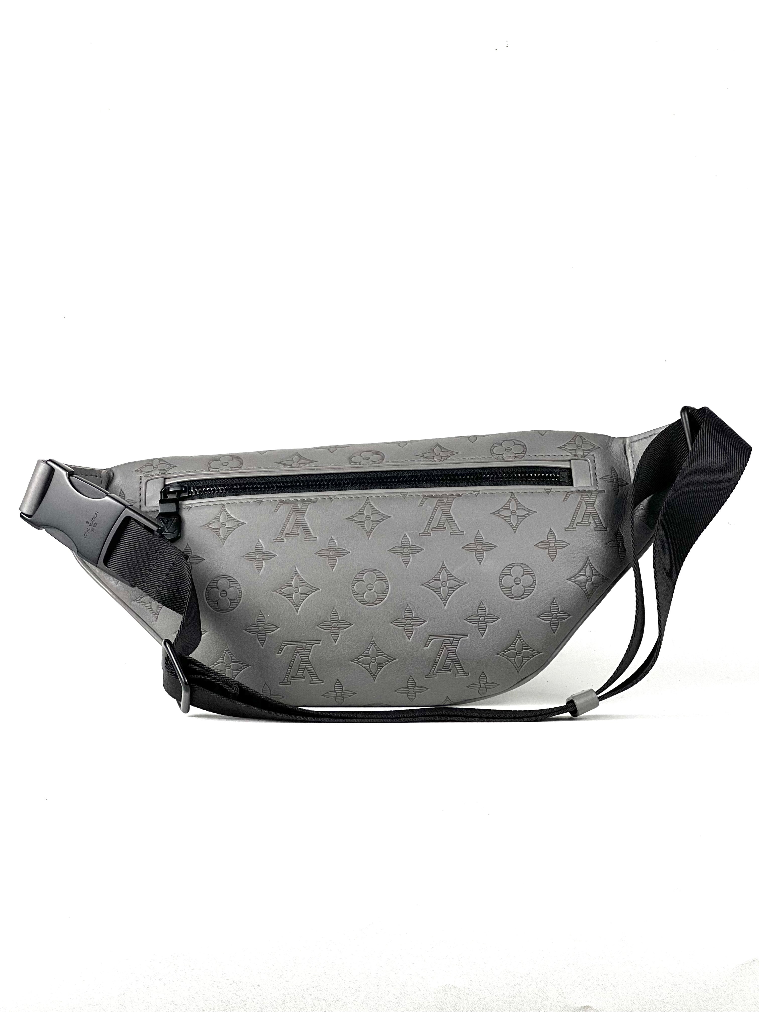 Louis Vuitton Shadow Monogram Grey PM Discovery Bumbag