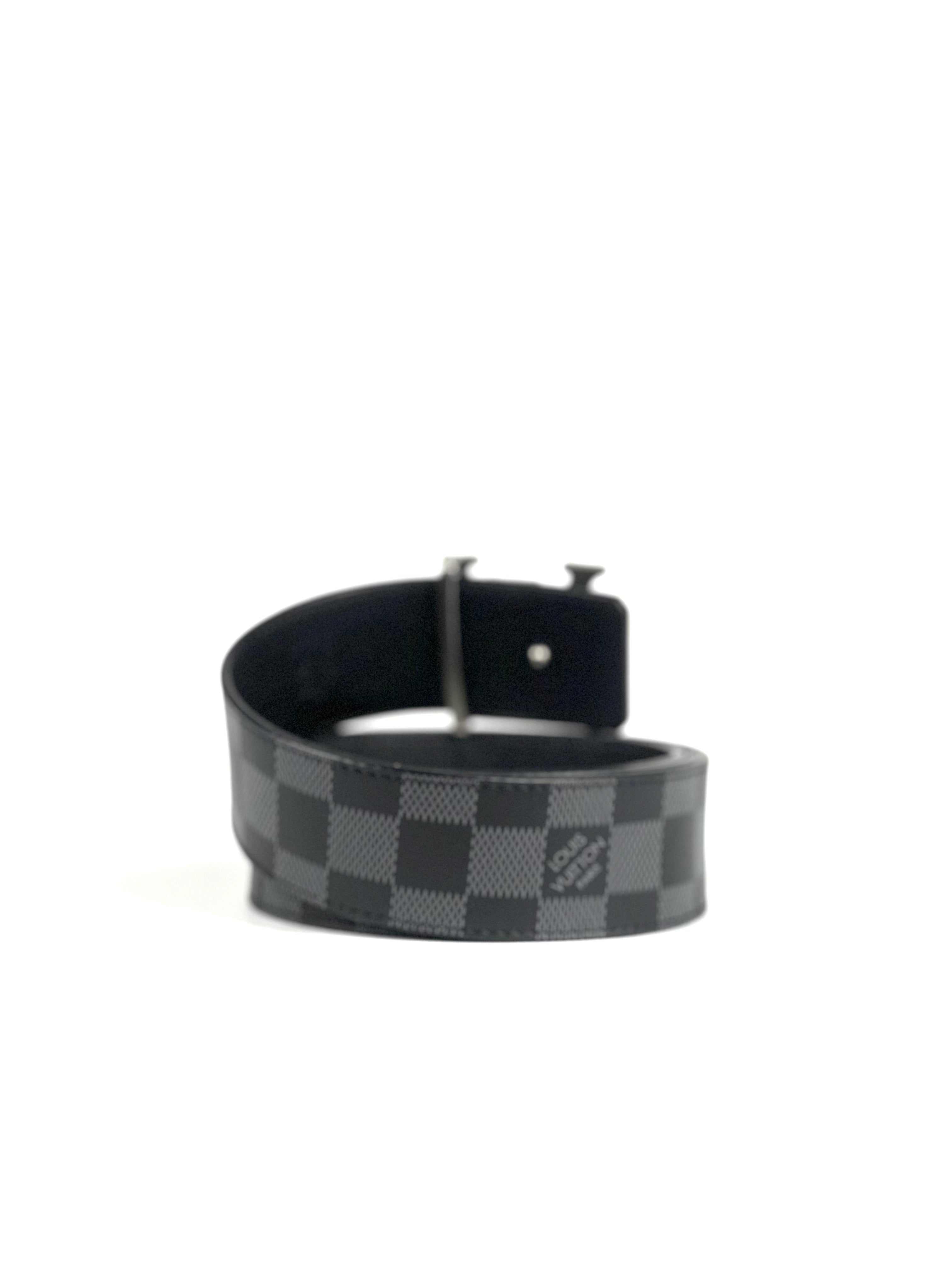 Louis Vuitton Initial 40MM Logo Damier Infini Reversible Belt
