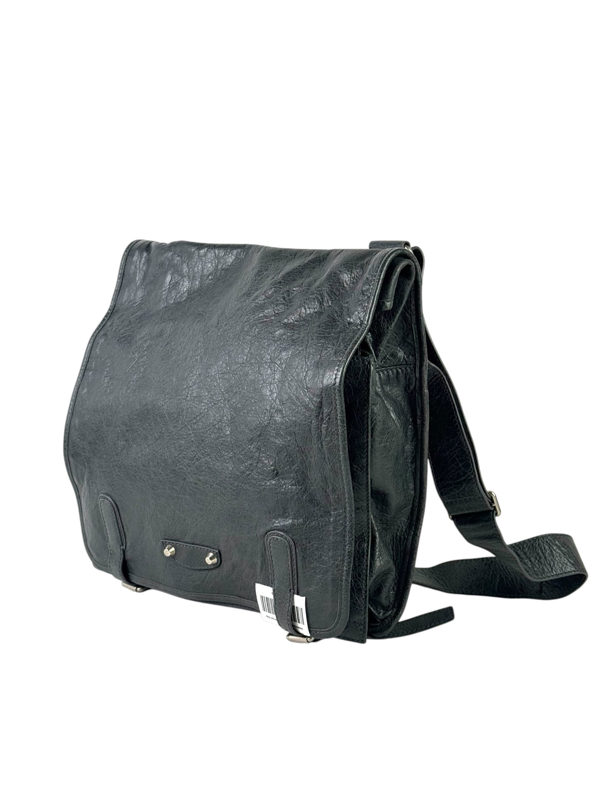 Balenciaga City Grey Leather Messenger Bag