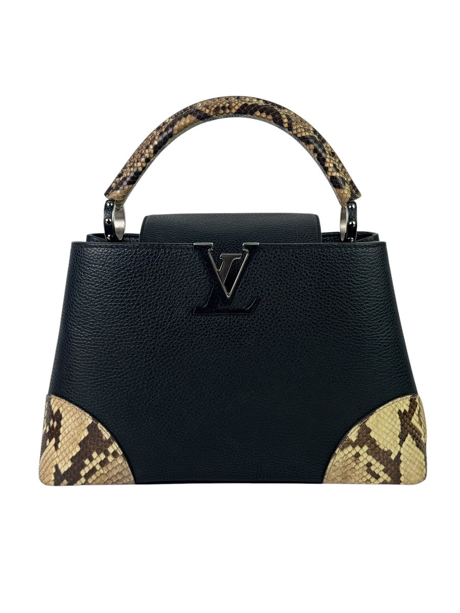Louis Vuitton Capucines PM Python Skin Bag