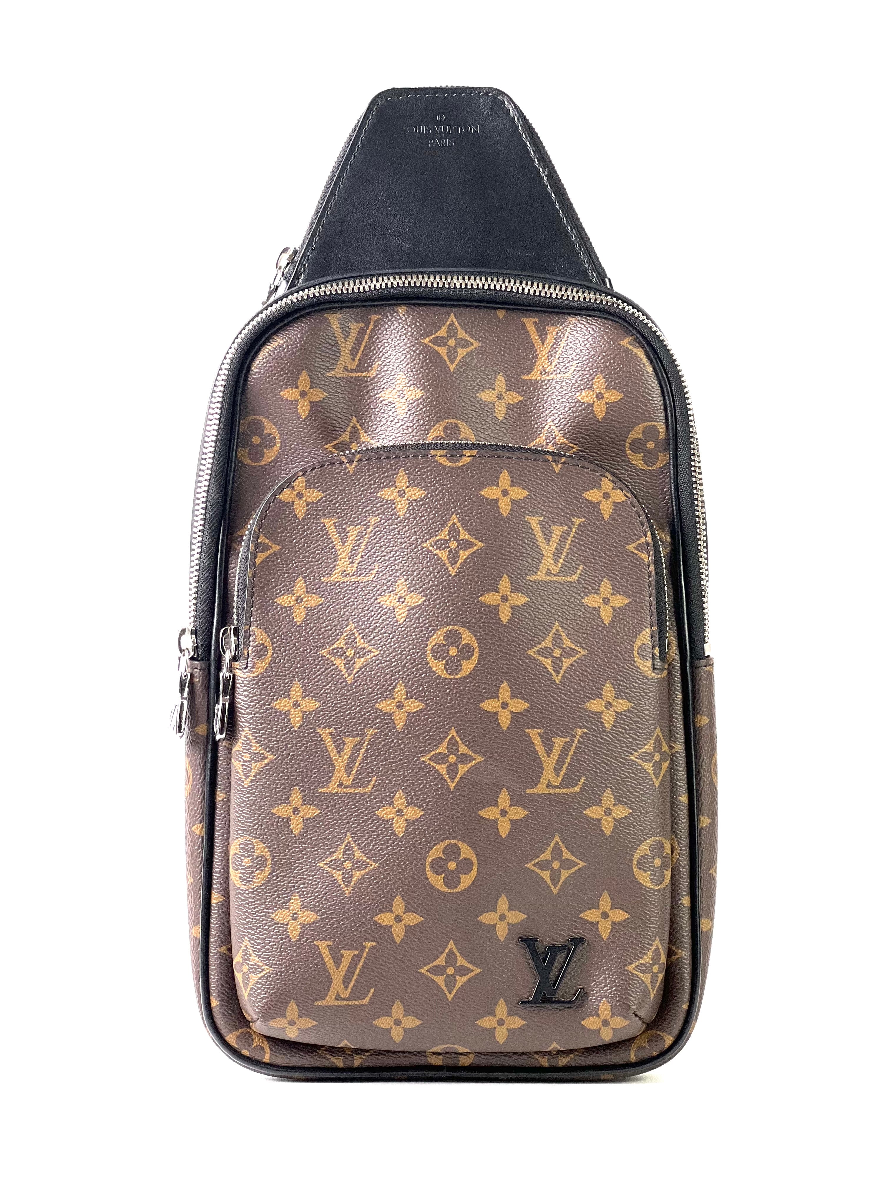 Louis Vuitton Avenue Monogram Macassar GM Sling Bag