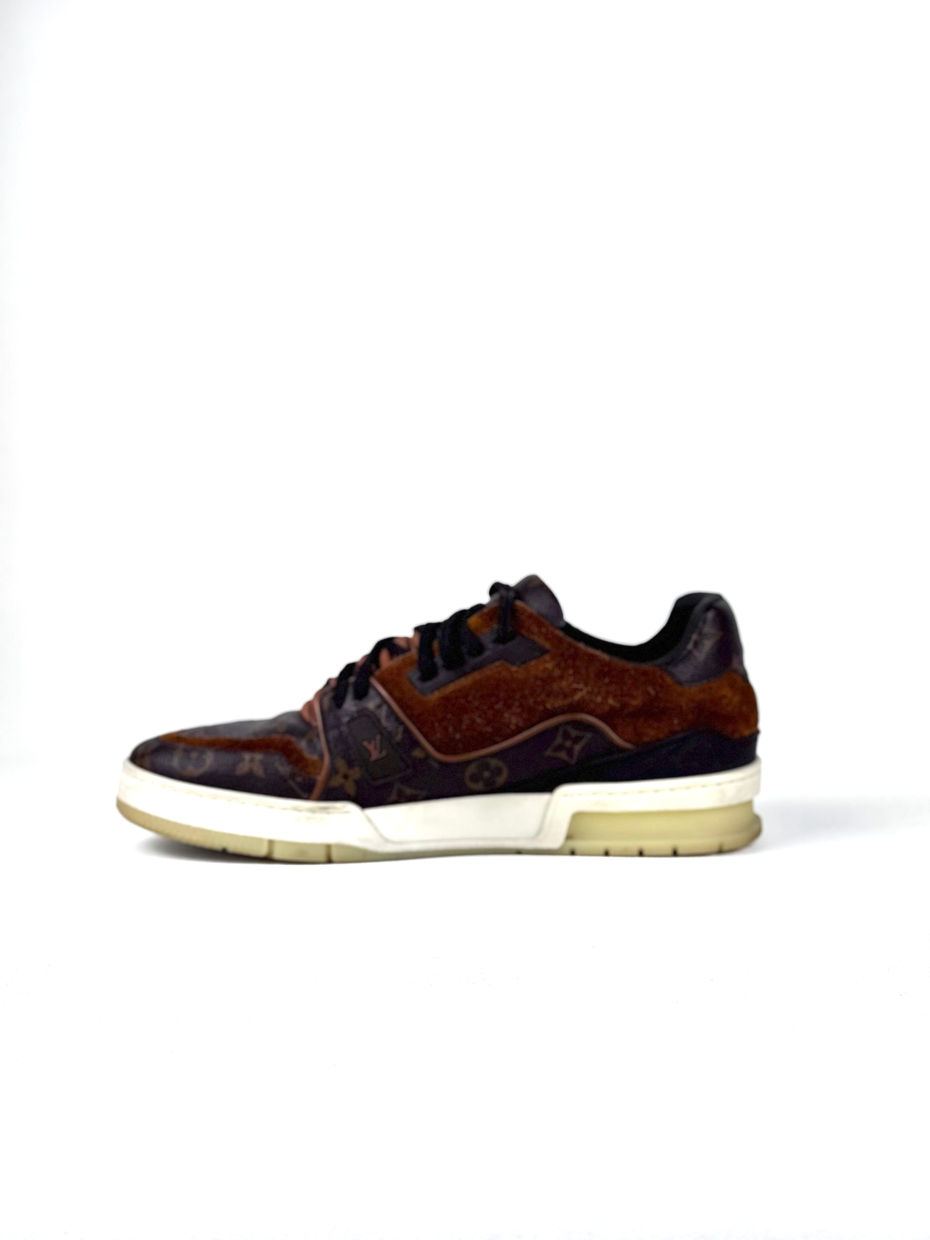 Louis Vuitton Maccasar Monogram Trainer Sneakers