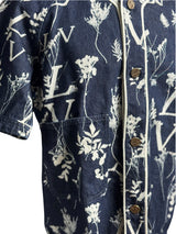 Louis Vuitton Leaf Denim Baseball Shirt 5