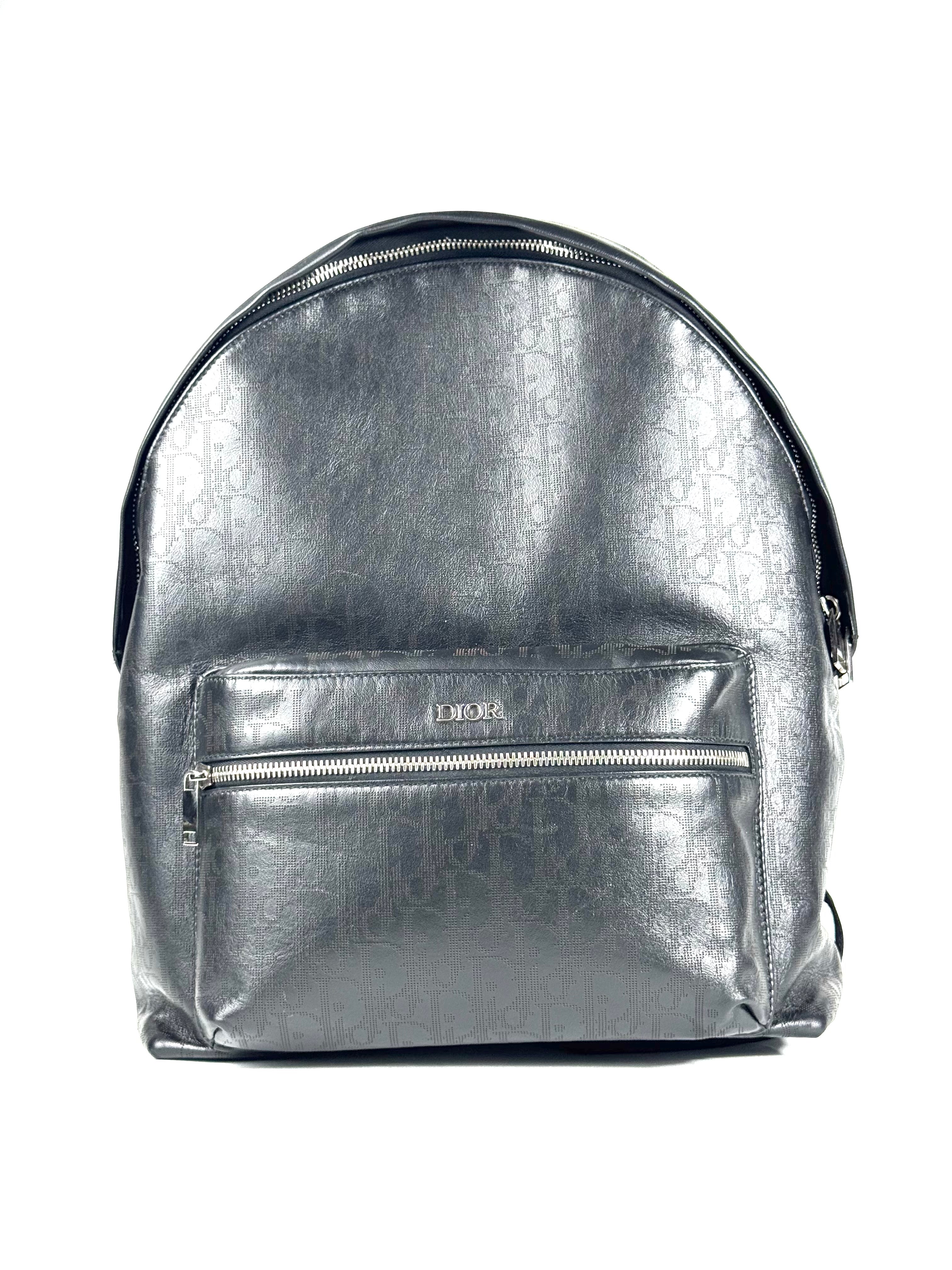 Christian Dior Galaxy Oblique Leather Backpack