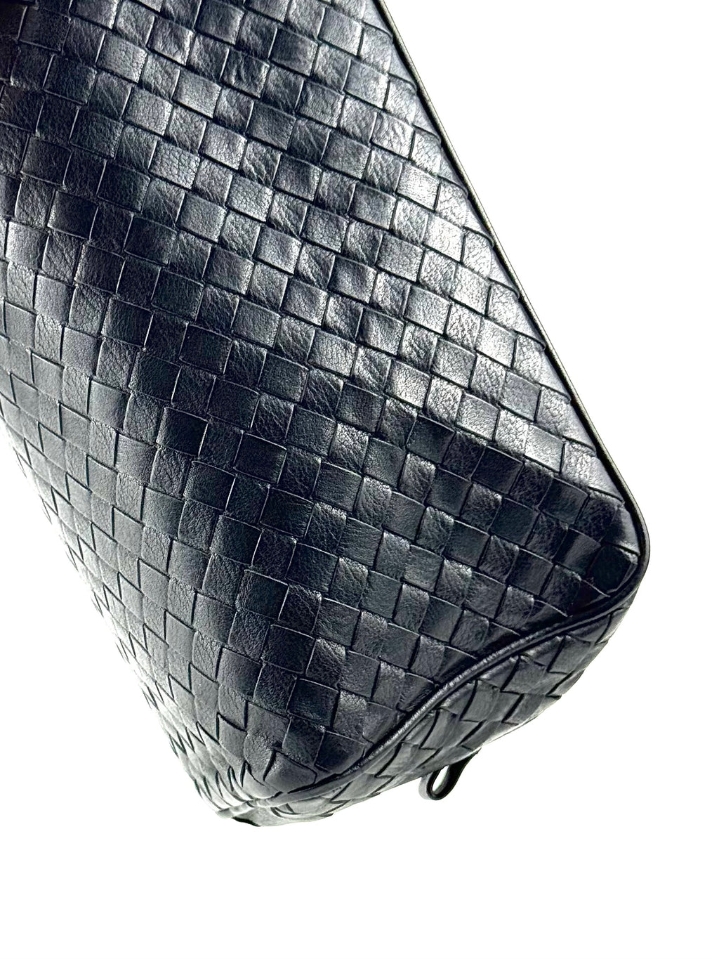 Bottega Veneta Intrecciato Black Toiletry Pouch