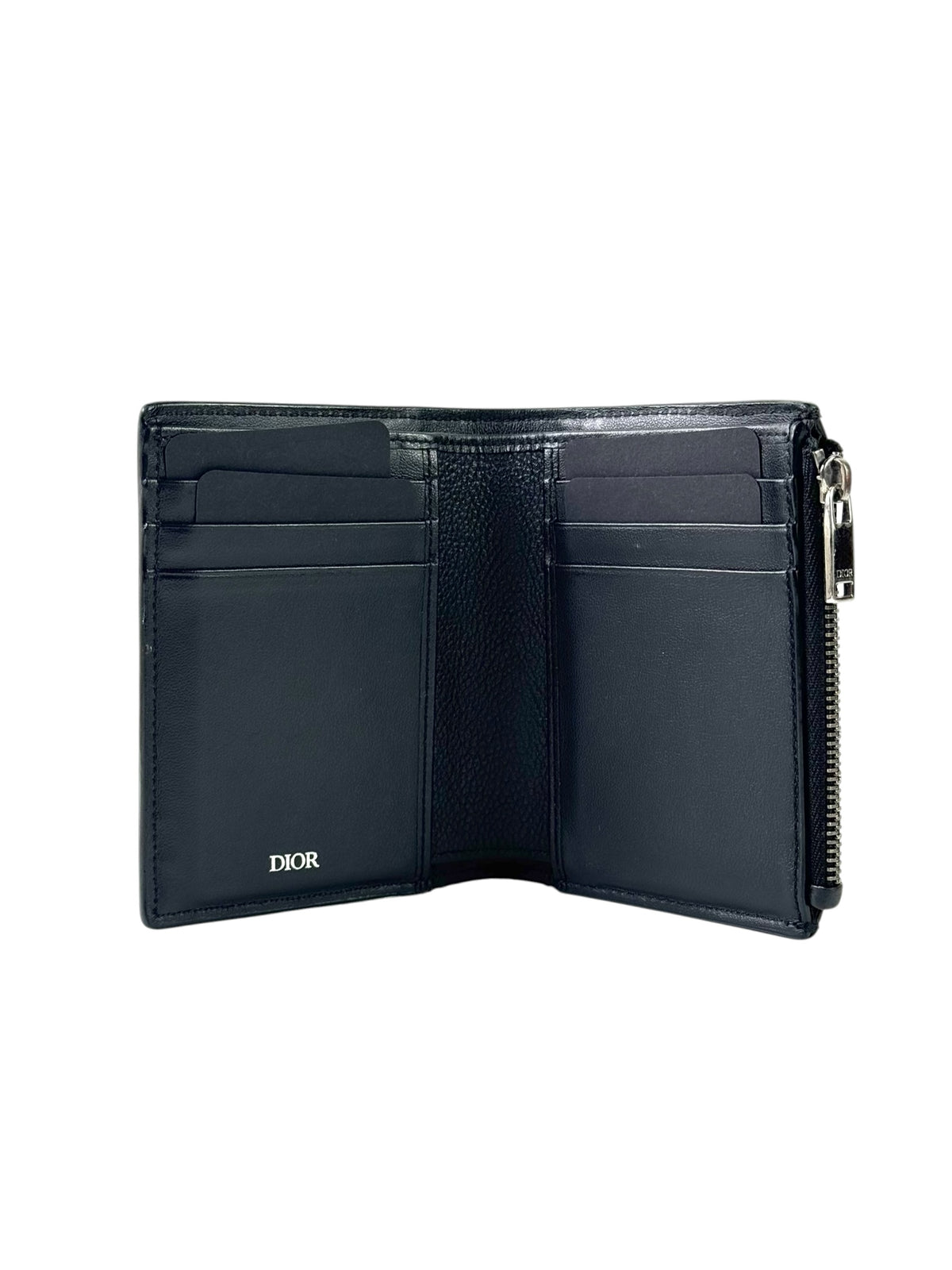 Christian Dior Oblique Gravity Black Pocket Coin Wallet