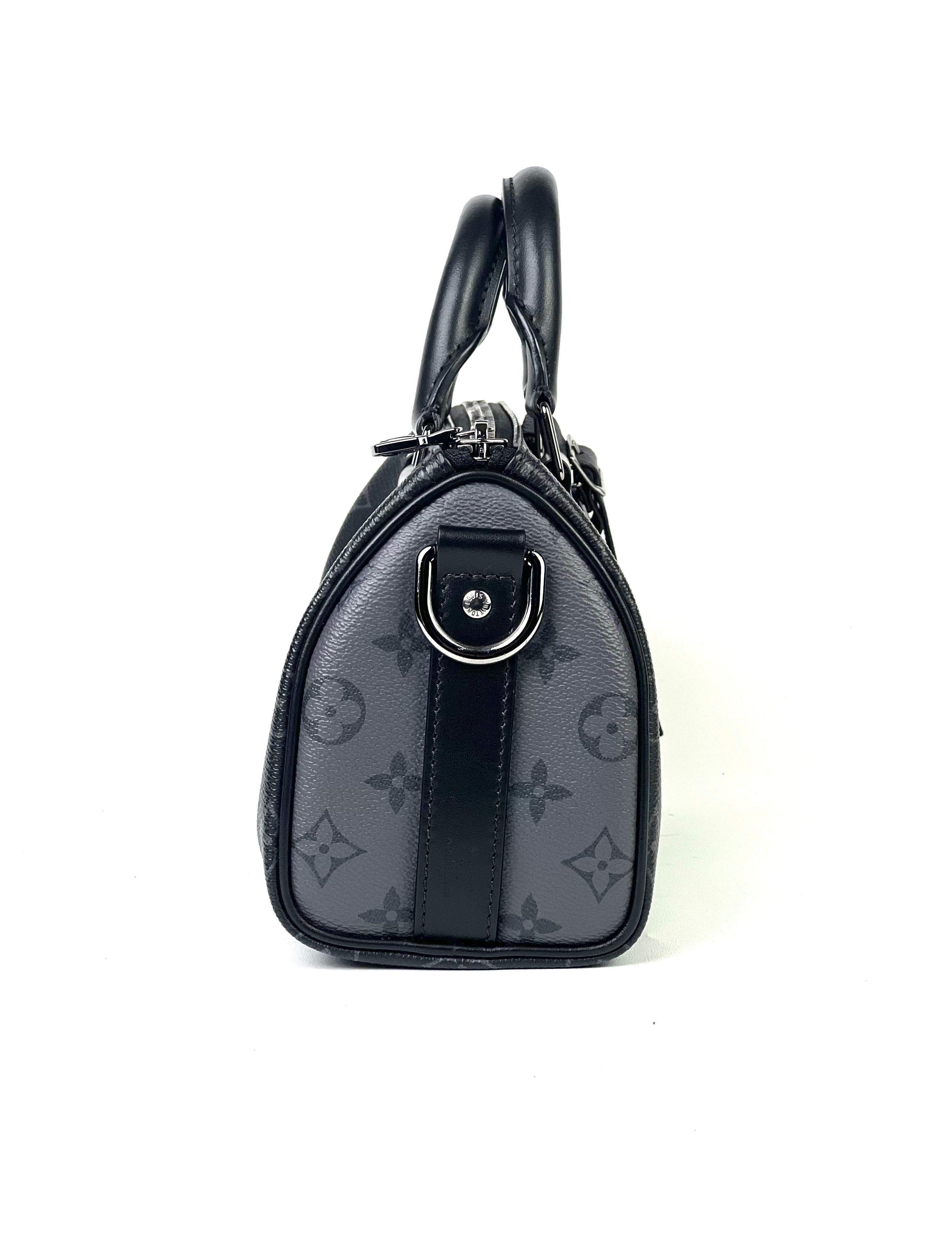Louis Vuitton Eclipse Monogram Keepall Bandoulière 25