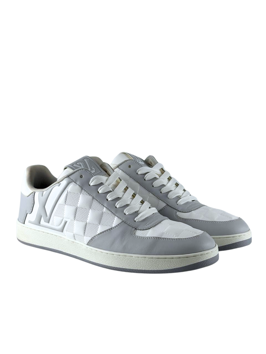 Louis Vuitton Rivoli Logo Damier Infini Grey Sneakers