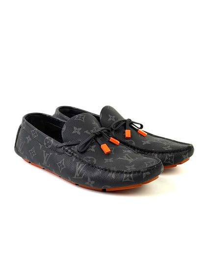 Louis Vuitton Driver Eclipse Monogram Moccasins