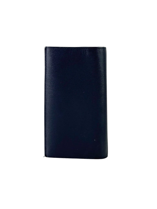 Bally Essentials Multiple Pocket Coin Black Long Wallet