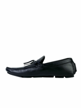 Louis Vuitton Driver Monogram Leather Black Loafers 3