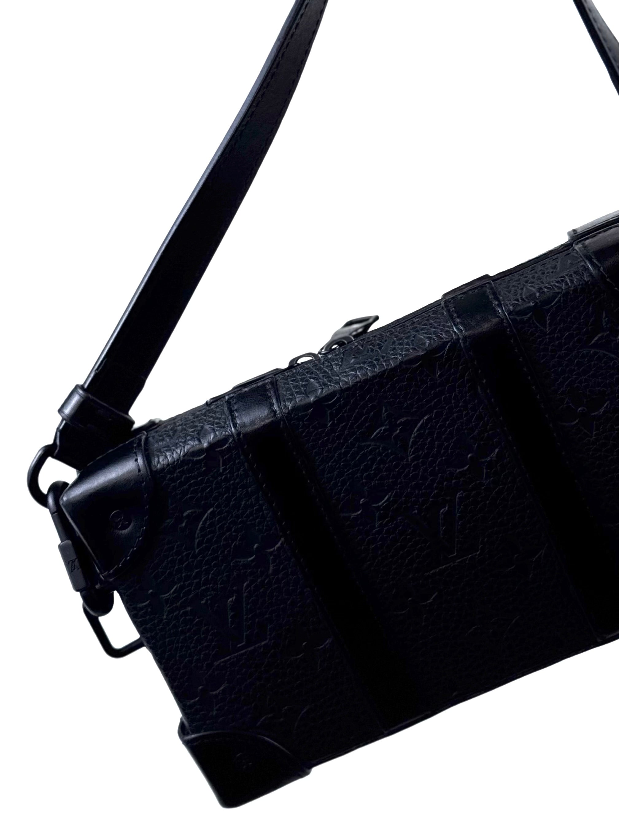 Louis Vuitton Taurillon Monogram Trunk Wallet Slingbag