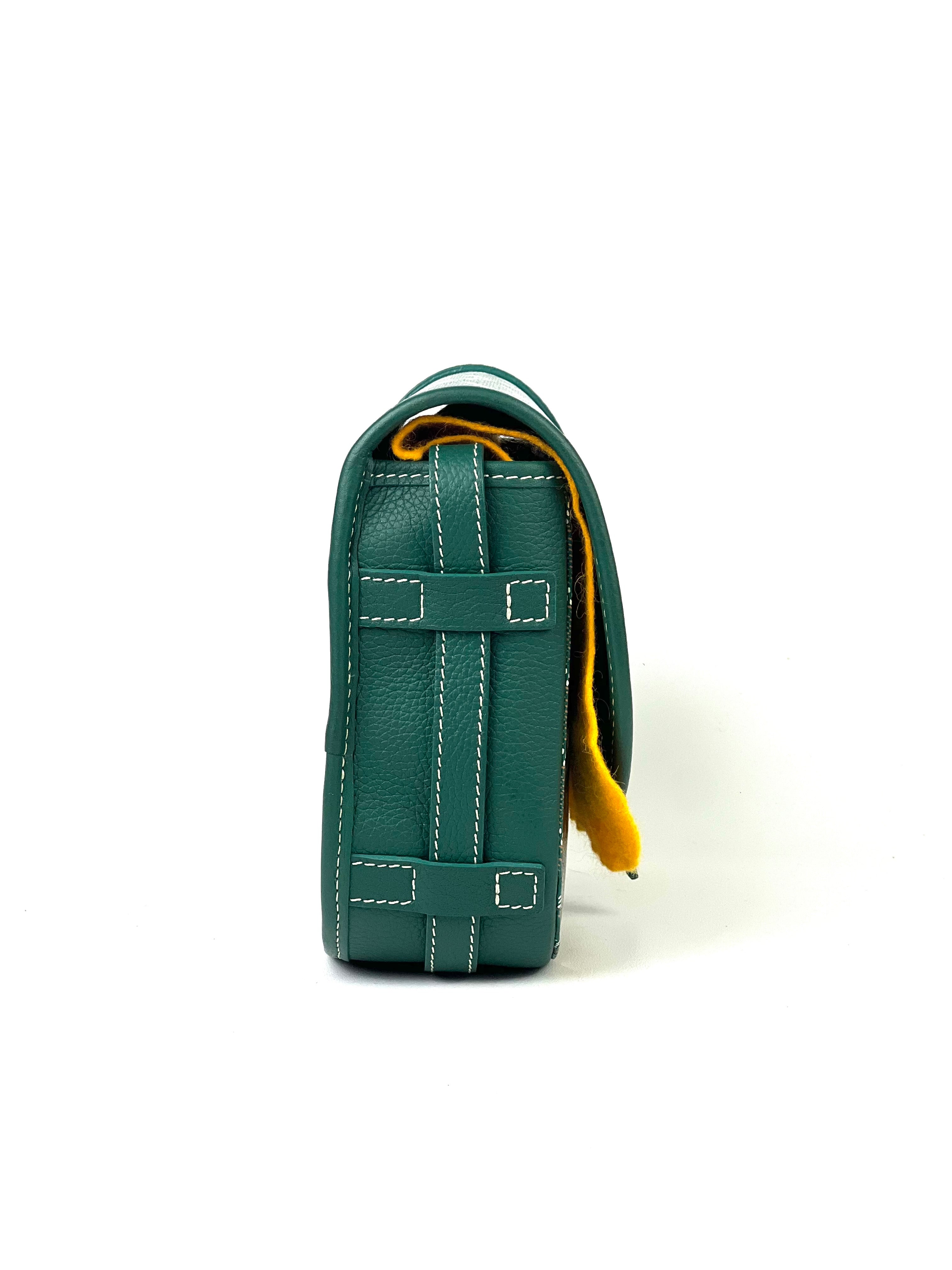 Goyard Belvédère PM Green Sling Bag