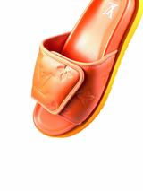 Louis Vuitton Miami Monogram Orange Mules 6