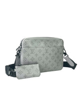 Louis Vuitton Shadow Monogram Grey Duo Messenger Bag 2