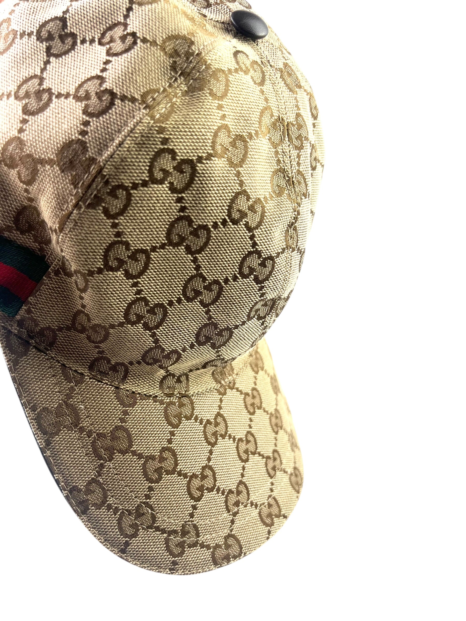 Gucci GG Supreme Brown Cap