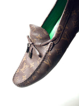 Louis Vuitton Monogram Macassar Driver Loafers 6
