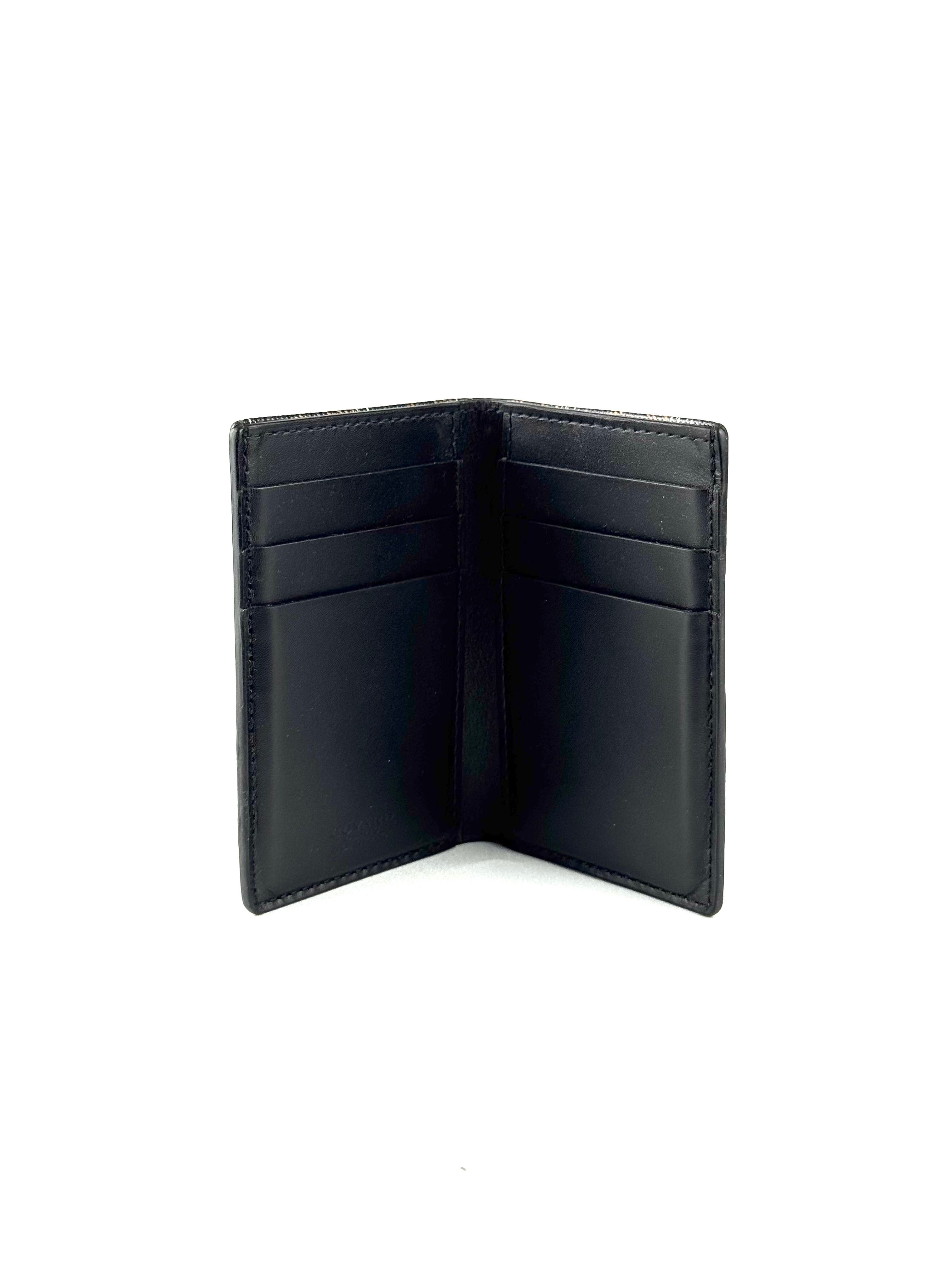 Goyard Saint Pierre Card Bifold Wallet Black