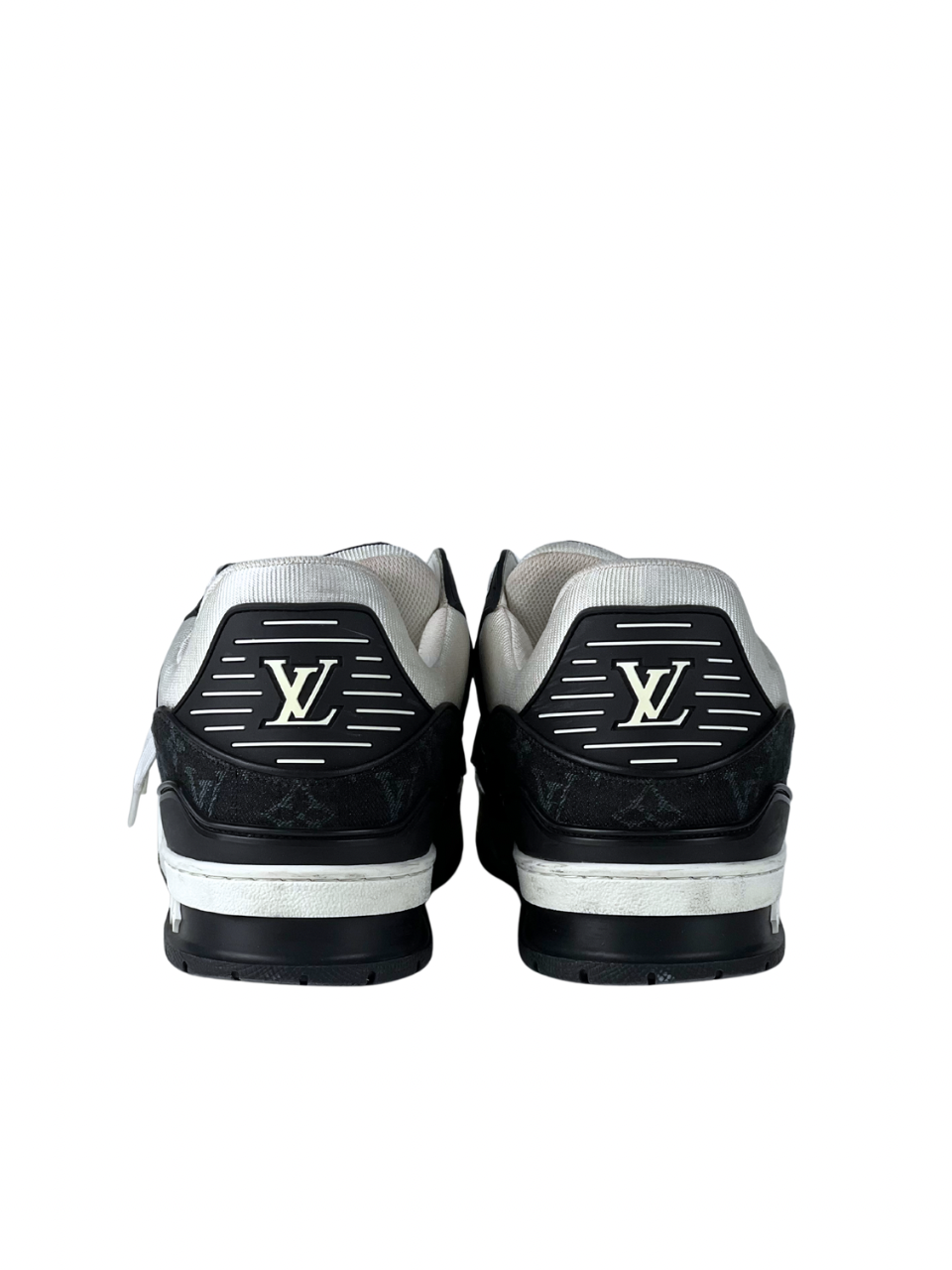 Louis Vuitton Trainer Monogram Denim Black Sneakers