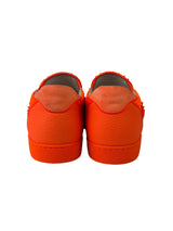 Christian Louboutin Rollerboat Leather Orange Slip-On 4