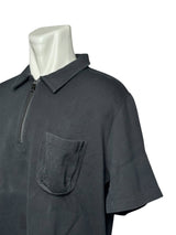 Louis Vuitton Monogram Pocket Zipper Black Polo Shirt 3