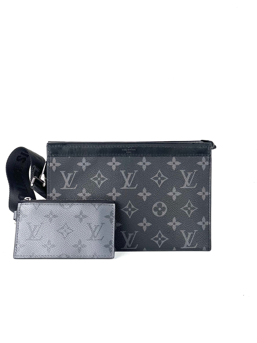 Louis Vuitton Eclipse Monogram Gaston Messenger Bag