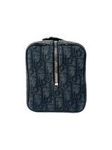Christian Dior Oblique Jacquard Black Toiletry Pouch 4