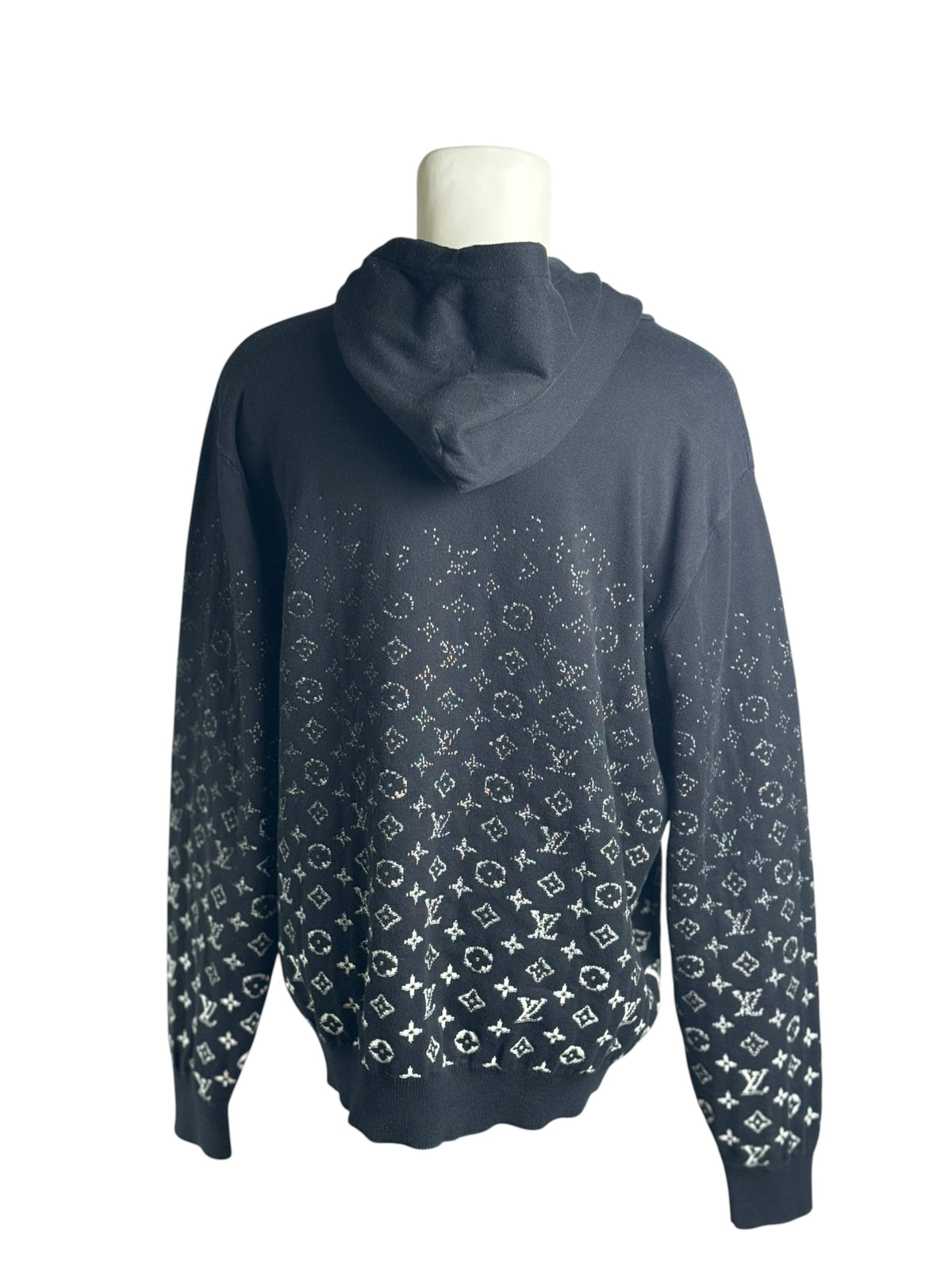 Louis Vuitton Gradient Monogram Black Hoodie