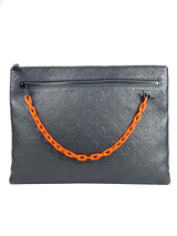 Louis Vuitton Virgil Abloh Monogram Taurillon A4 Clutch 1