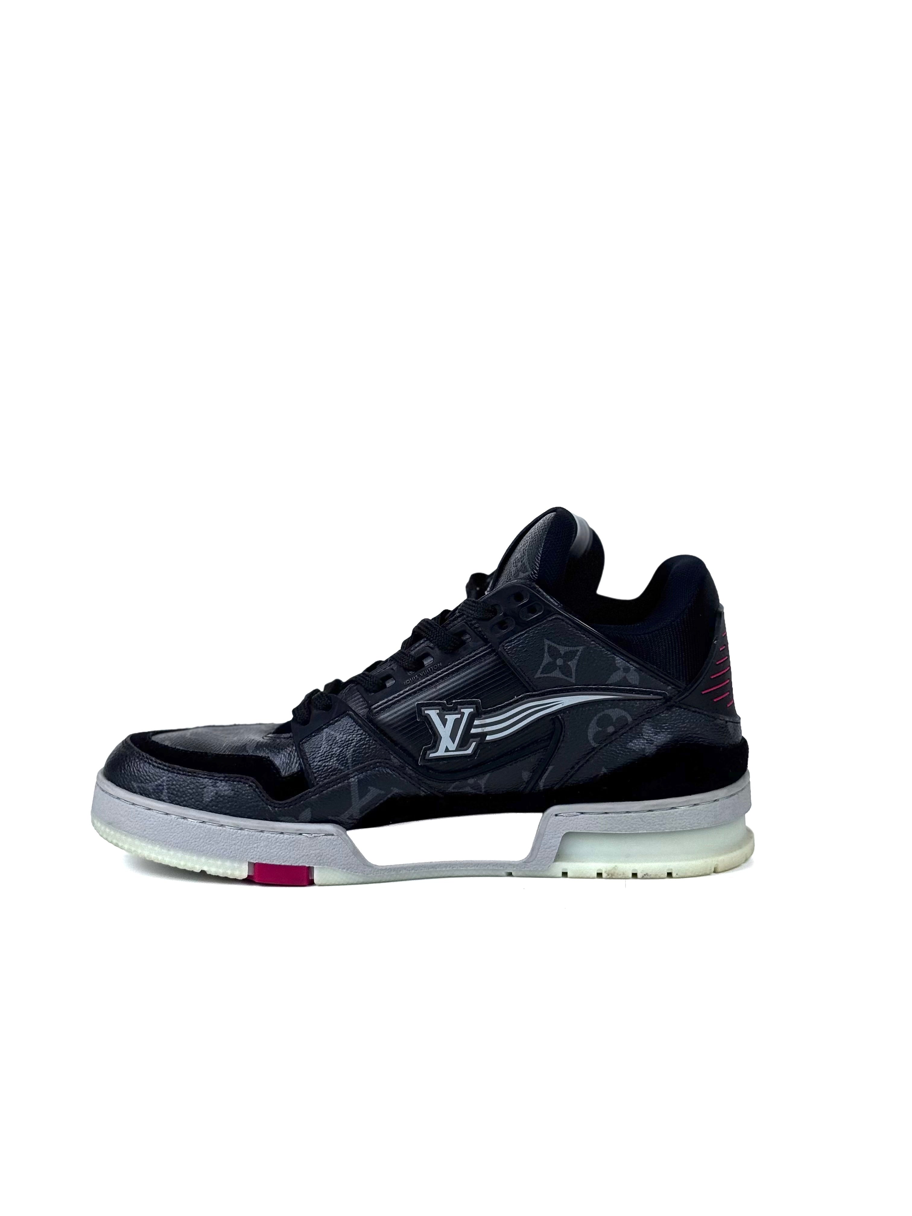 Louis Vuitton Eclipse Monogram Mid Trainer Sneakers