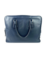 Prada Triangle Logo Saffiano Leather Briefcase 5