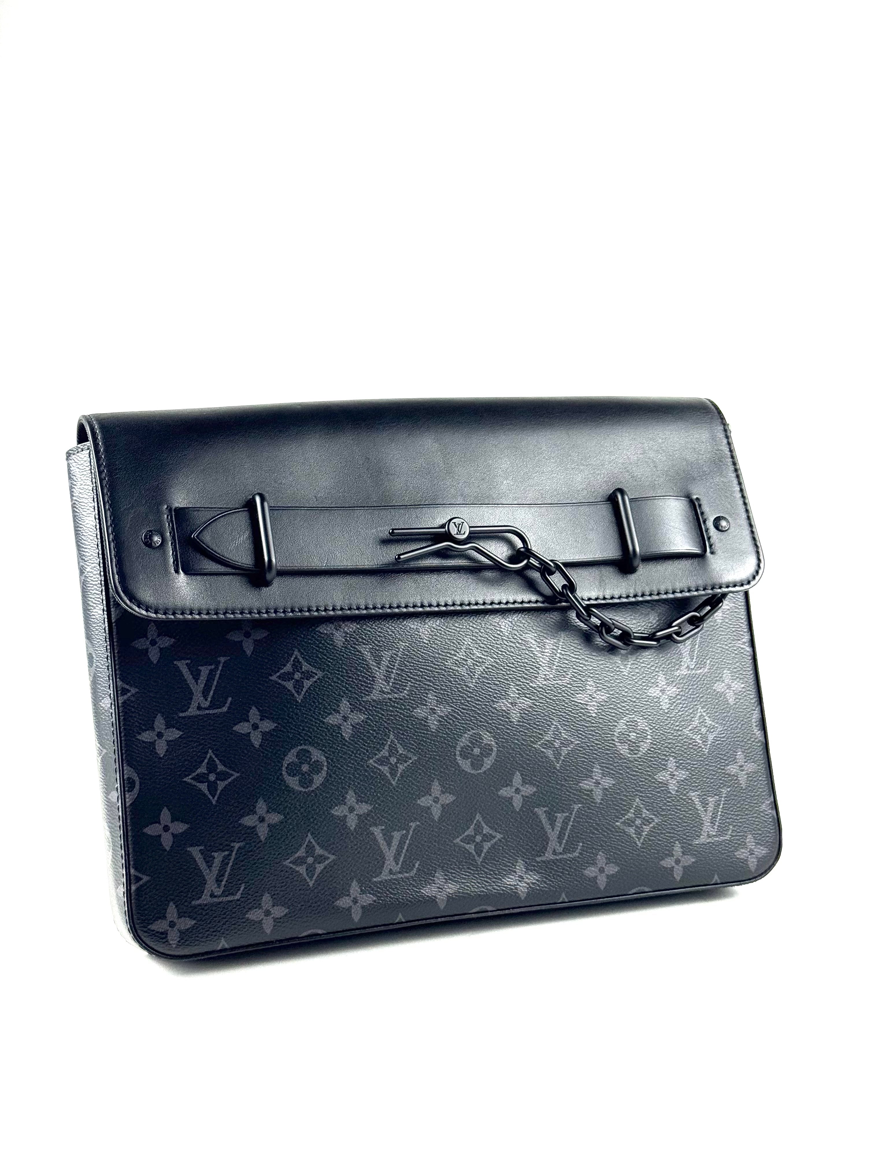 Louis Vuitton Steamer Eclipse Monogram Pochette