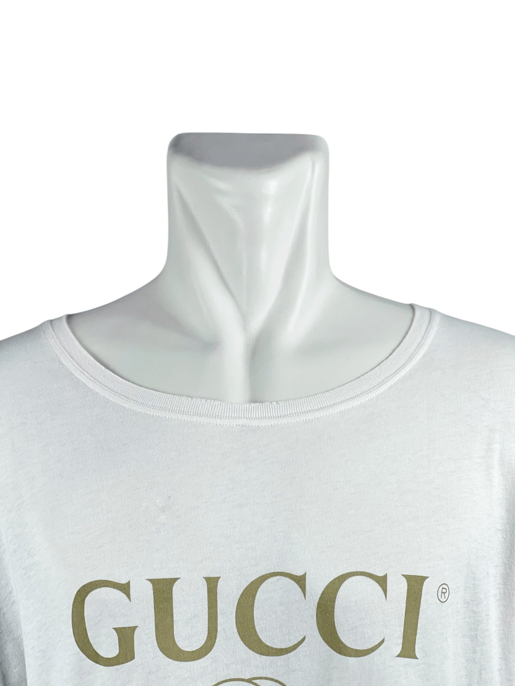 Gucci Logo White Tee Shirt