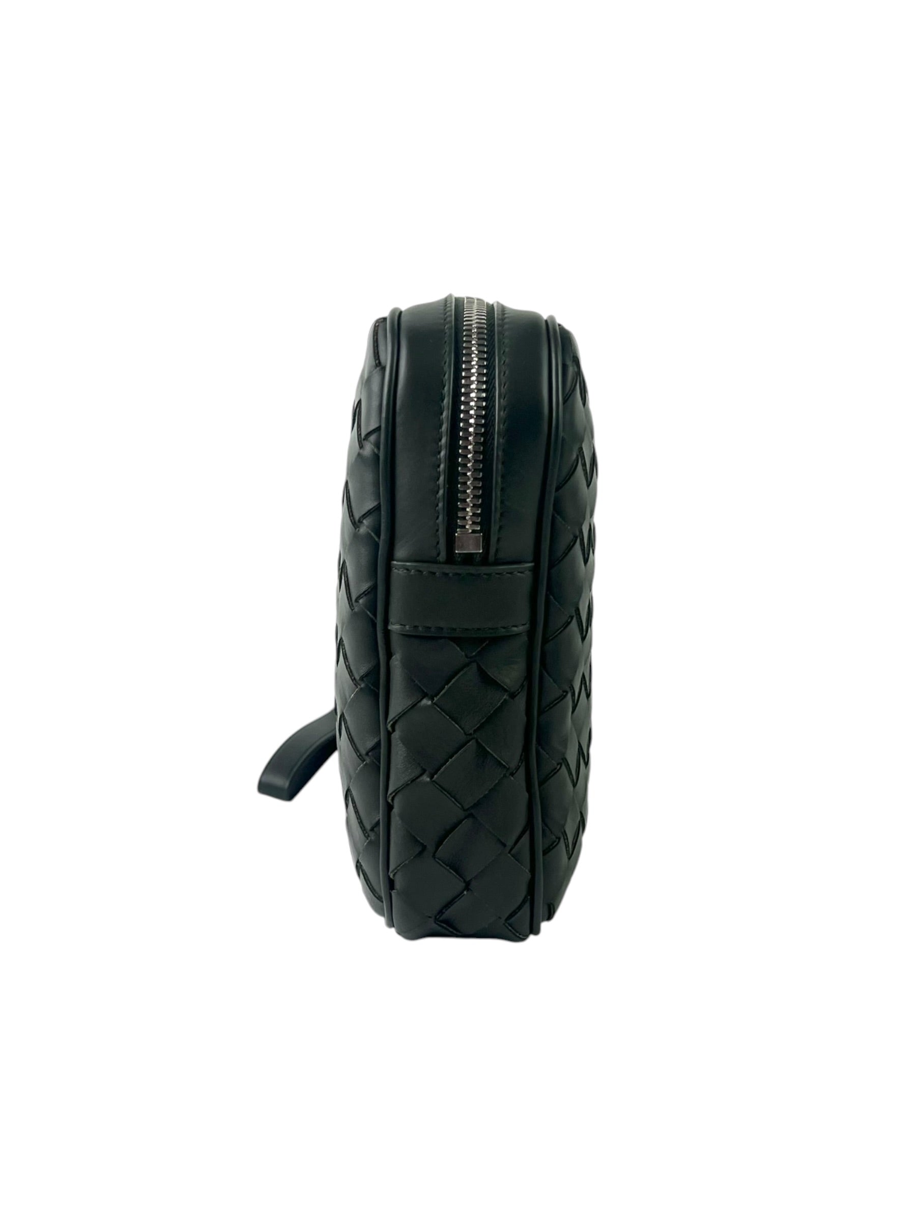 Bottega Veneta Intrecciato Khaki Clutch