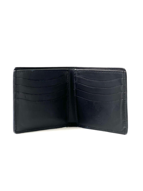Berluti Scritto Blue Makore Compact Wallet