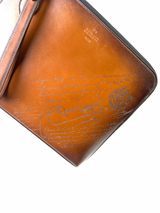Berluti Scritto Nino Standing Pouch With Strap 5