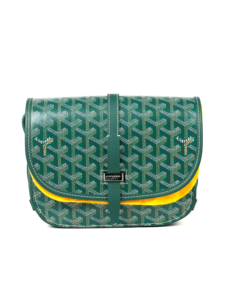 Goyard Belvédère PM Green Sling Bag