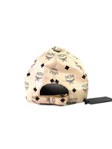 MCM Visetos Leather Pink Cap 4