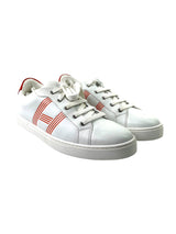 Hermès Advantage White Leather Sneakers 1