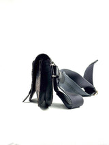 Christian Dior Saddle Pouch Oblique Jacquard Dark Grey Slingbag 4