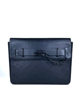 Louis Vuitton Steamer Taurillon Leather Monogram Clutch (Microchip) 1