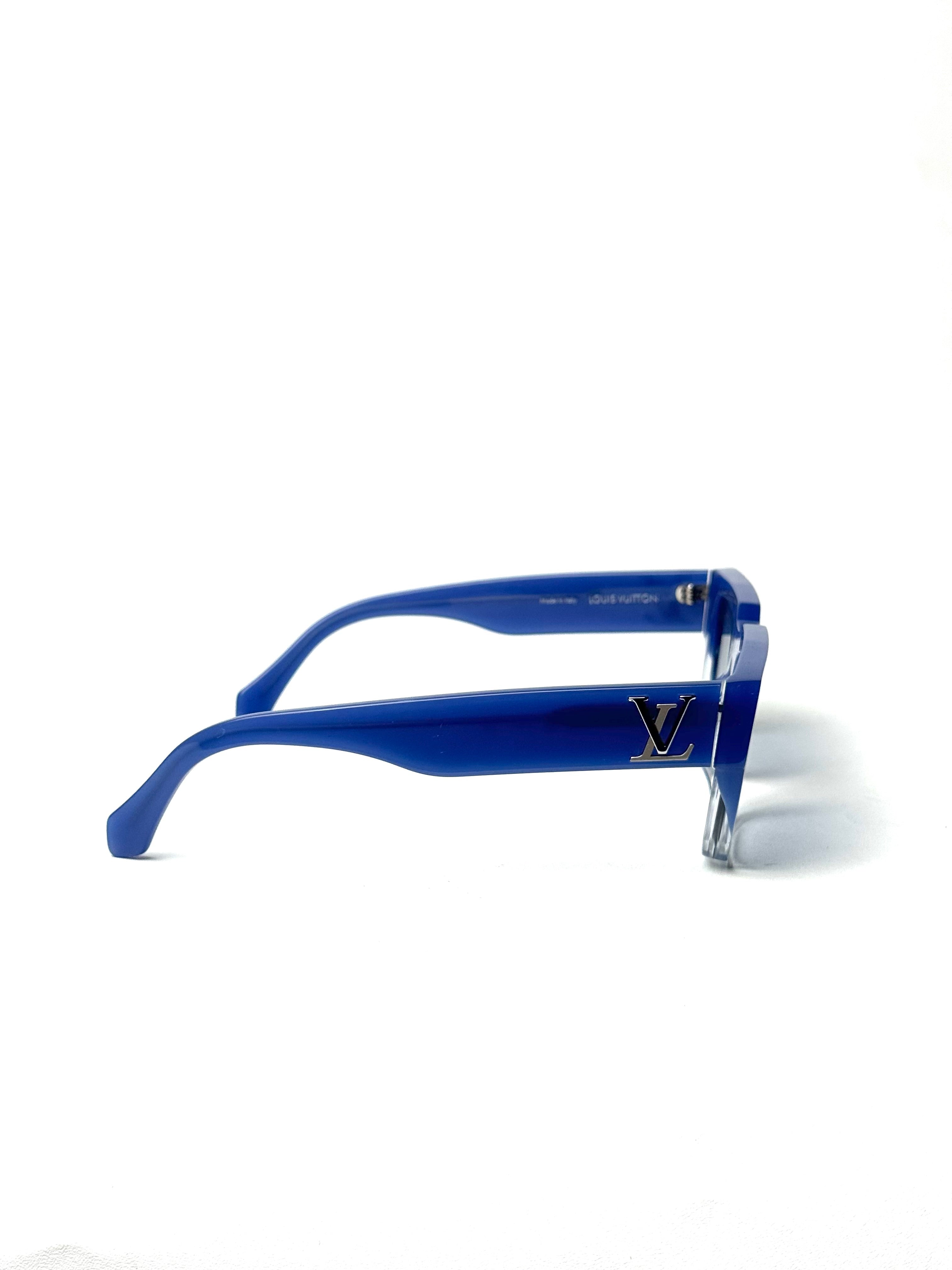 Louis Vuitton Square Blue Sunglasses