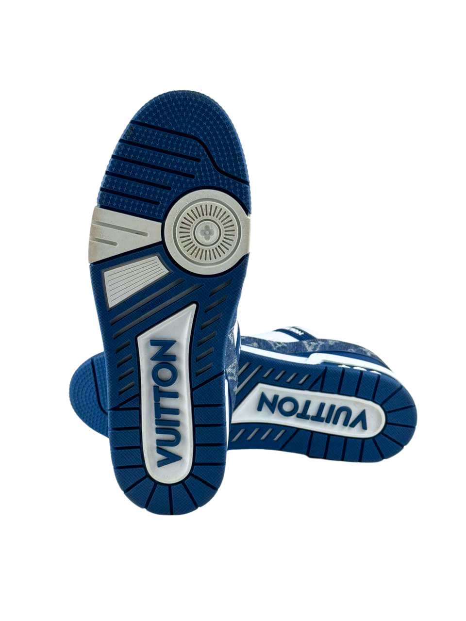 Louis Vuitton Trainer Denim Monogram Blue Sneakers