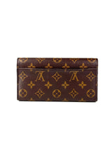 Louis Vuitton Sarah Monogram Macassar Long Wallet 4