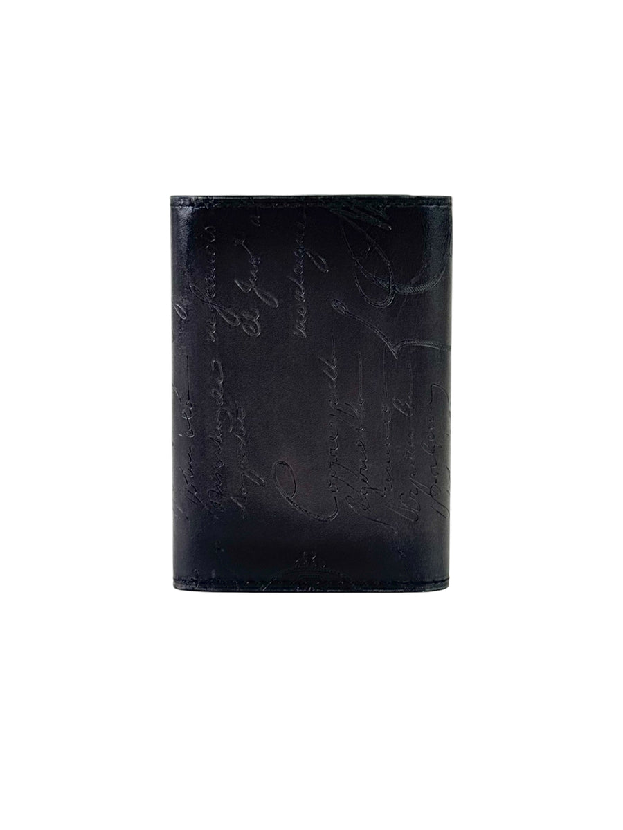 Berluti Imbuia Scritto Black Cardholder