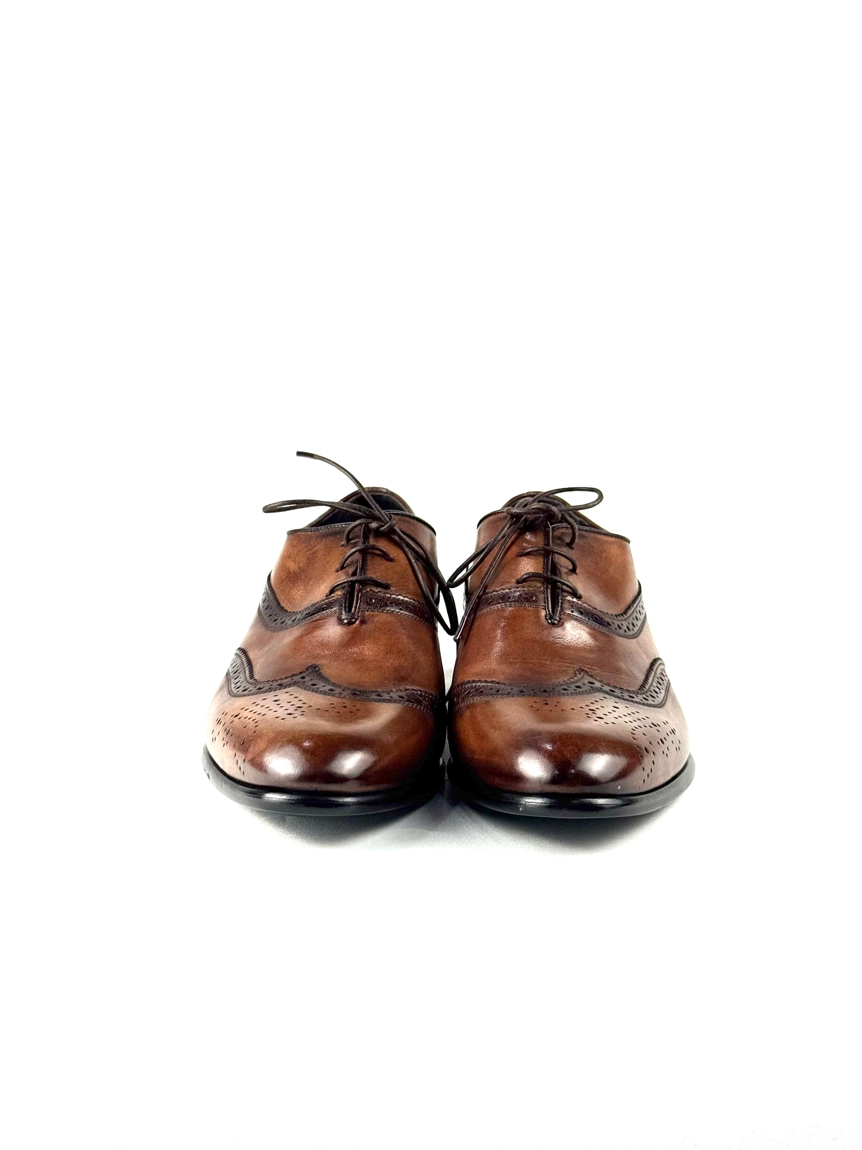 Berluti Venezia Calf Leather Oxford Loafers