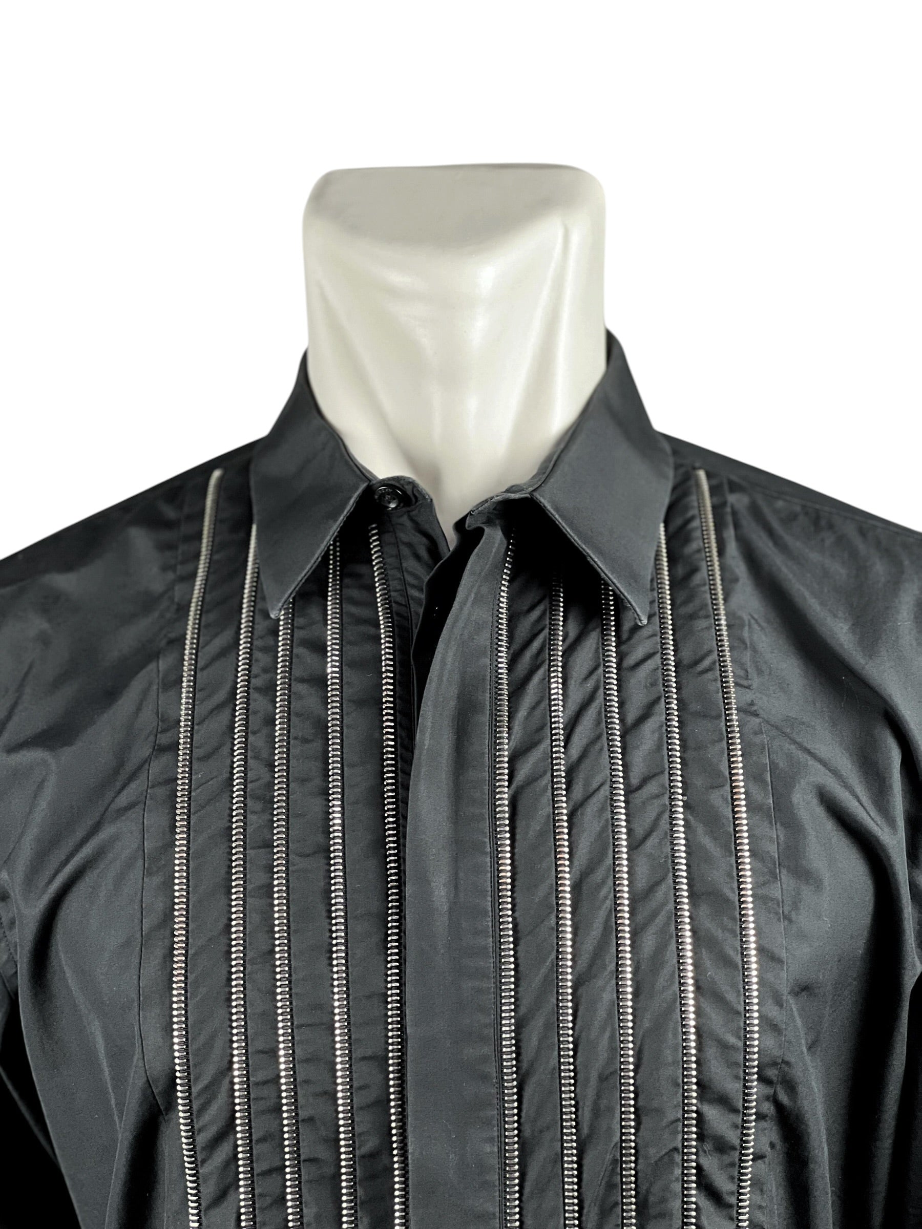 Givenchy Zipper Black LongShirt