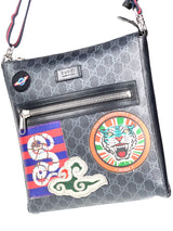 Gucci GG Supreme Night Courier Patch Messenger Bag 6