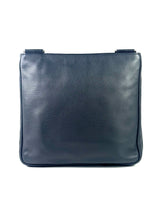 Prada Triangle Logo Grain Leather Messenger Bag 6