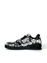 Louis Vuitton Trainer B&W Comic Leather Sneakers 3